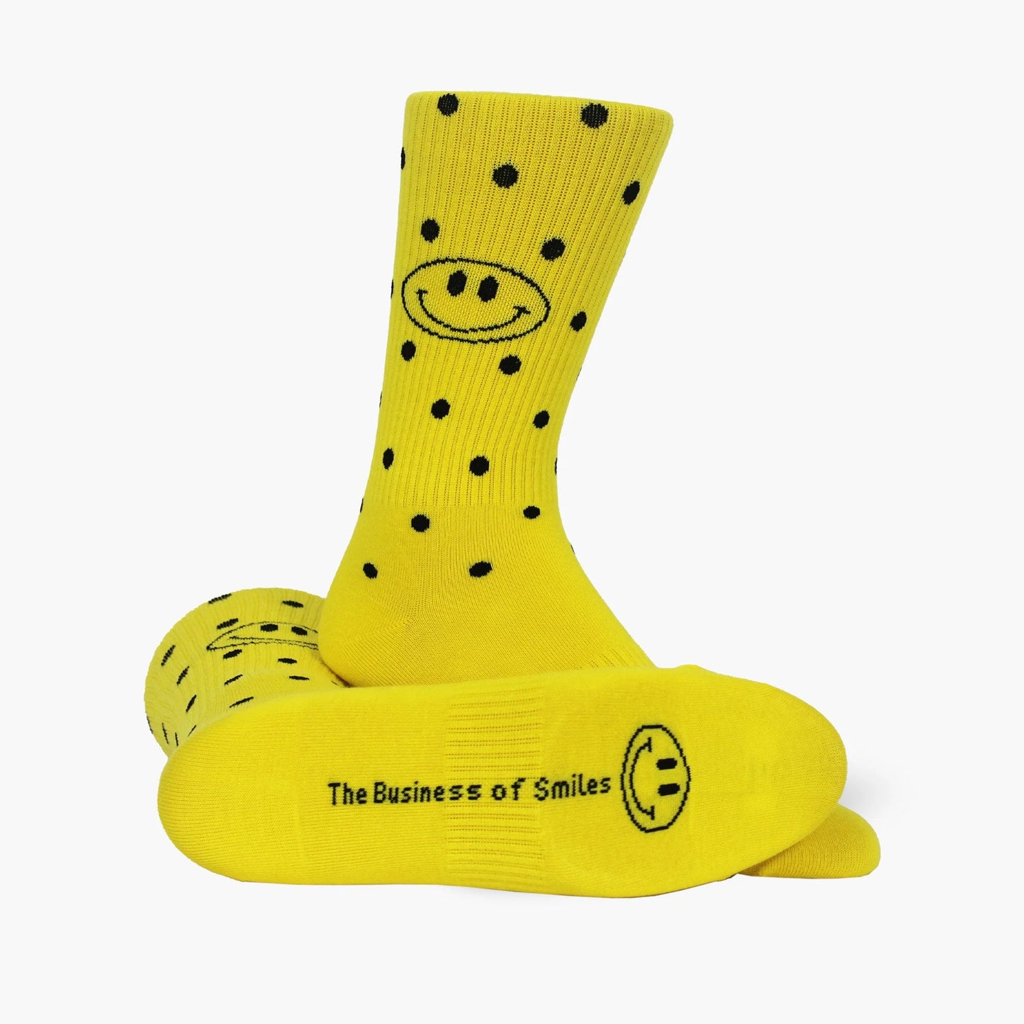 Yellow Smile Socks